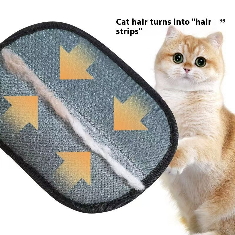 Enlèvement des cheveux Gants pour animaux Statique Nettoyage des cheveux bidirectionnel Fantastique
