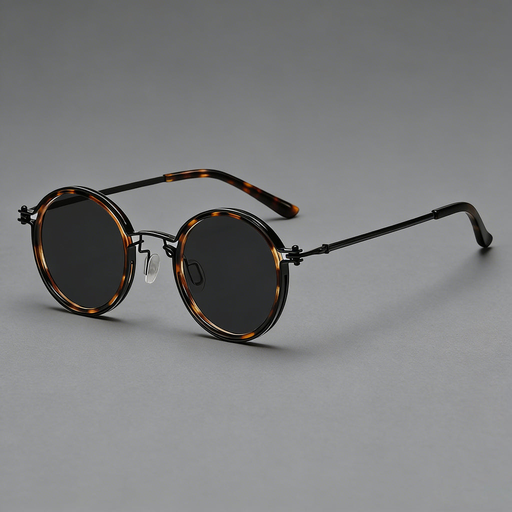 Lunettes de soleil anti-ultraviolets métalliques pour la conduite