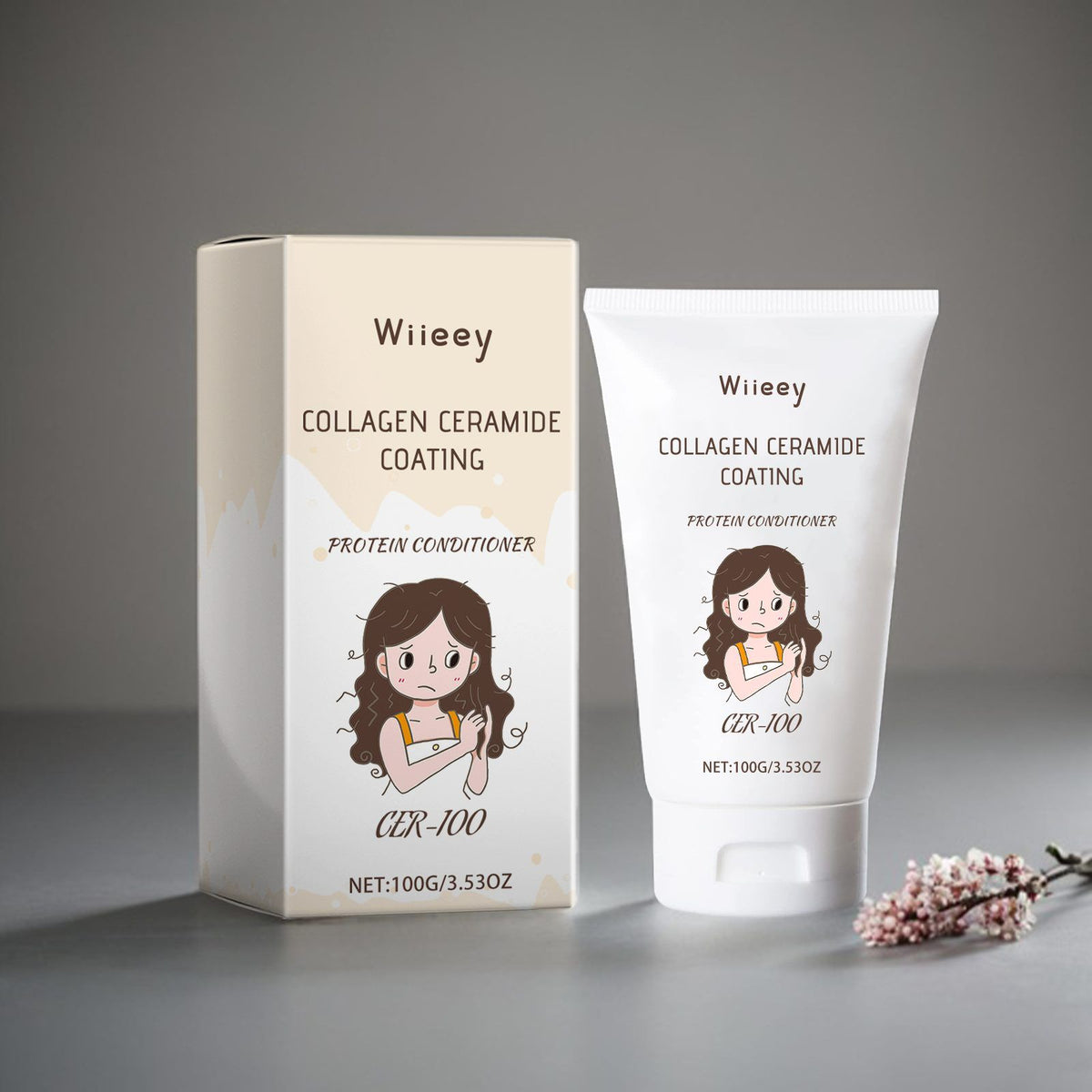 Revitalisant pour cheveux collagène