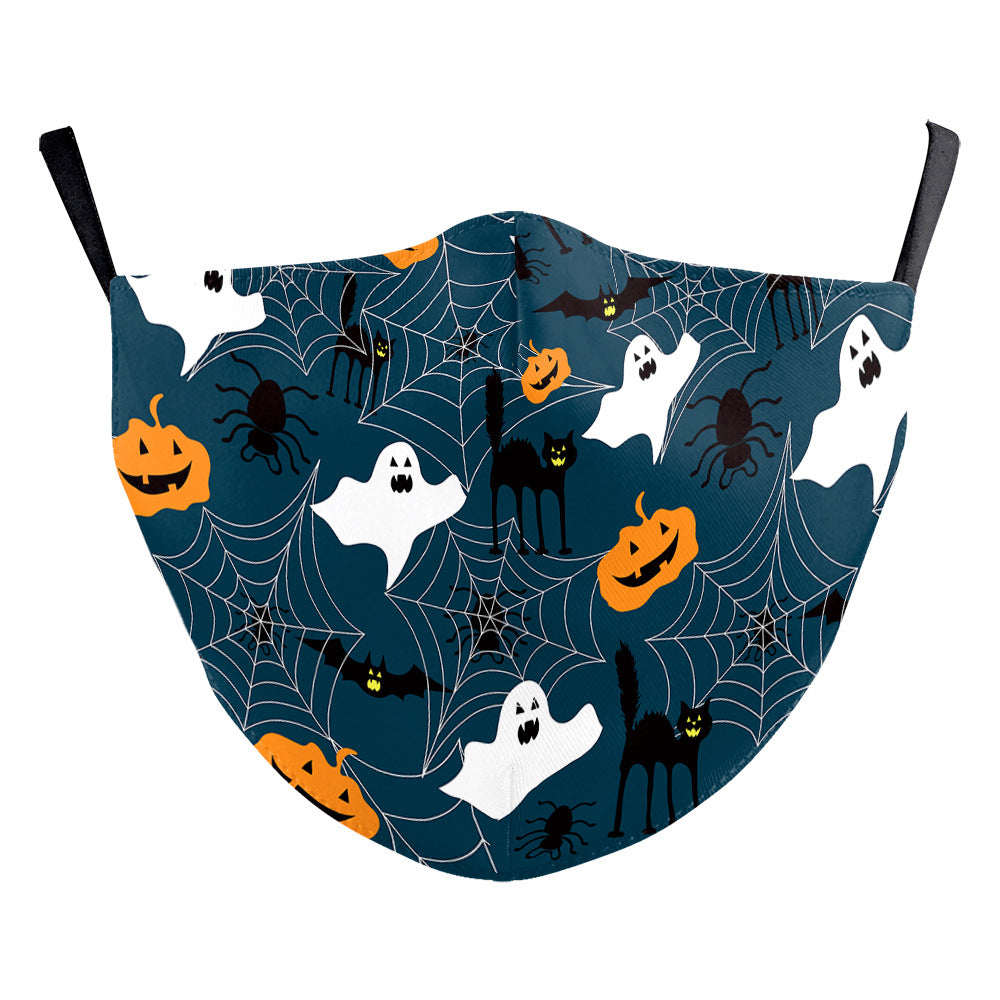 Masque de poussière Halloween Clown drôle Horreur créatif double couche