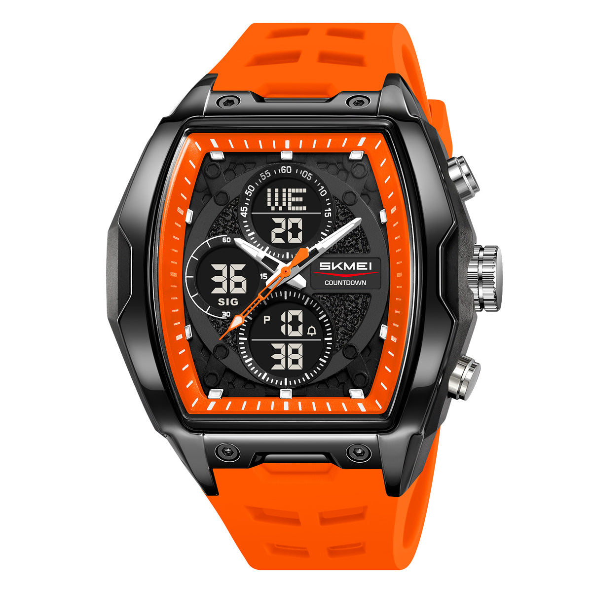 Shishi Mei Montre numérique multicolore de sport