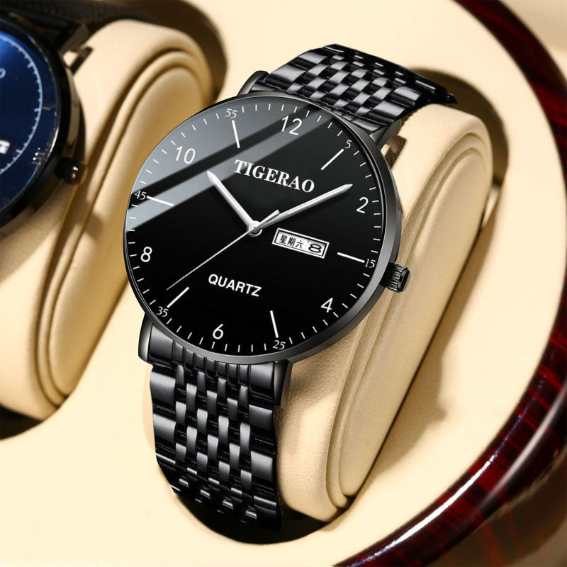 Montre de mouvement lumineux entièrement automatique résistant à l'eau