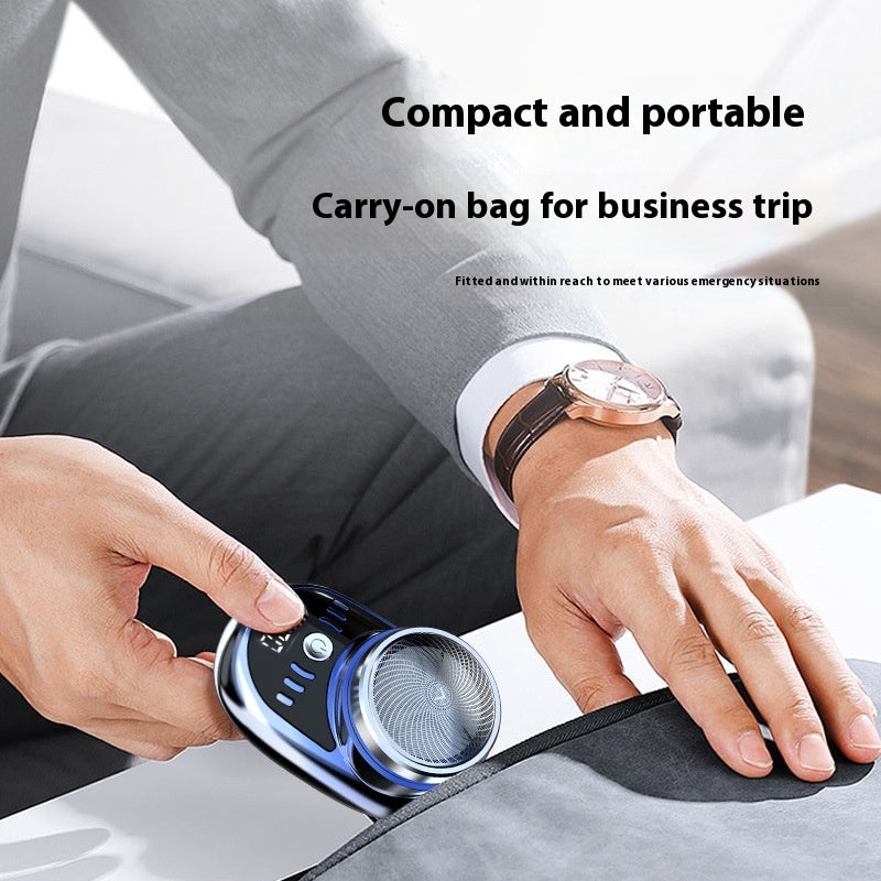 Mini Éclectique Shaver Portable Voyages Hommes serrure électrique et charge Spray de rasage Pogonotomy