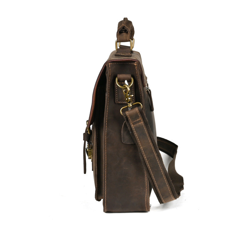 Haut de la couche Sac portable en cuir à épaule unique