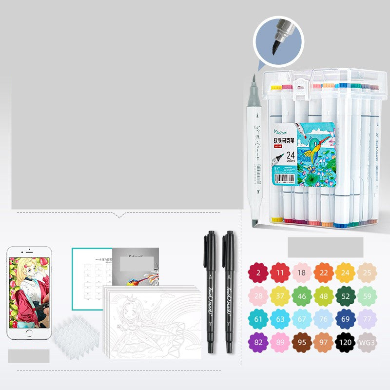 Aquarelle Pen Enfants École primaire Jardin d'enfants