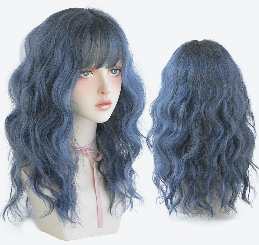 L'Europe et l'Amérique Air Bangs Water Ripple Curls