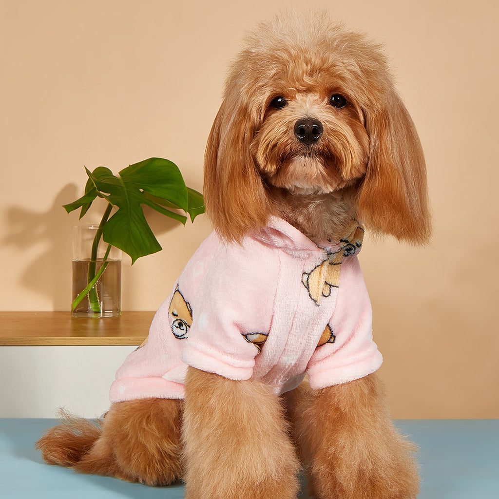 Manteau en peluche chaude pour petits chiens