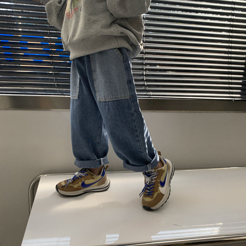 Vêtements pour enfants Pantalons occasionnels de filles Jeans de garçons