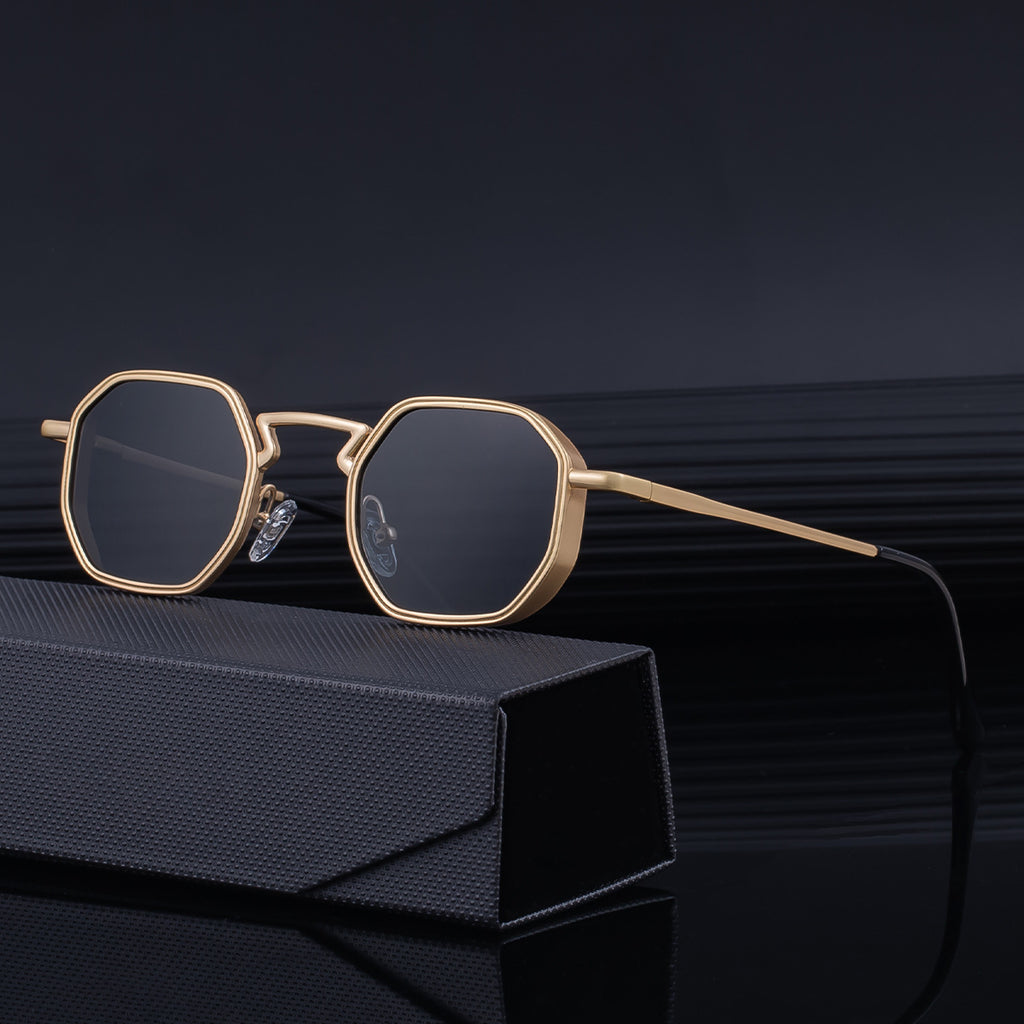 Lunettes de soleil style carré pour hommes