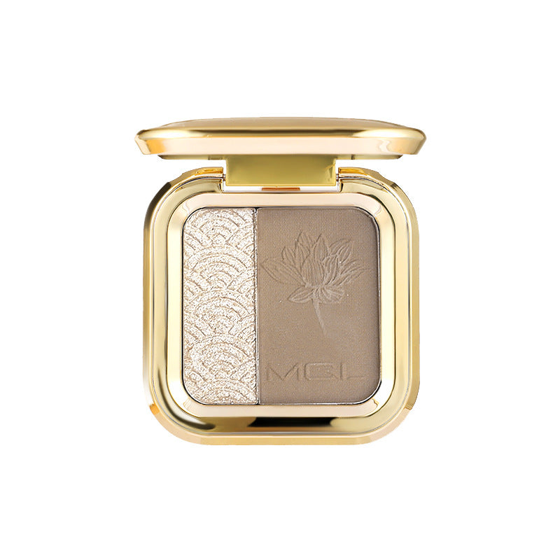 Palette contournante 3-en-1 maquillage visage pour l'ombrage et la mise en valeur du nez