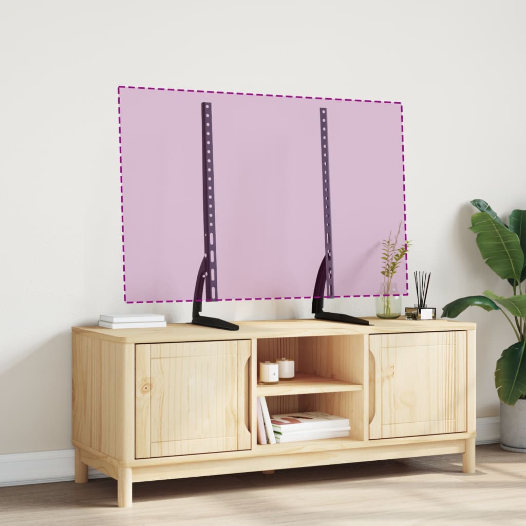 Support TV, 2 pièces, pour écrans 32-75 pouces, Max VESA 600x400mm, 45kg