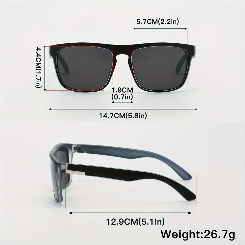 Ensemble de Lunettes de soleil 2 PCS Hommes