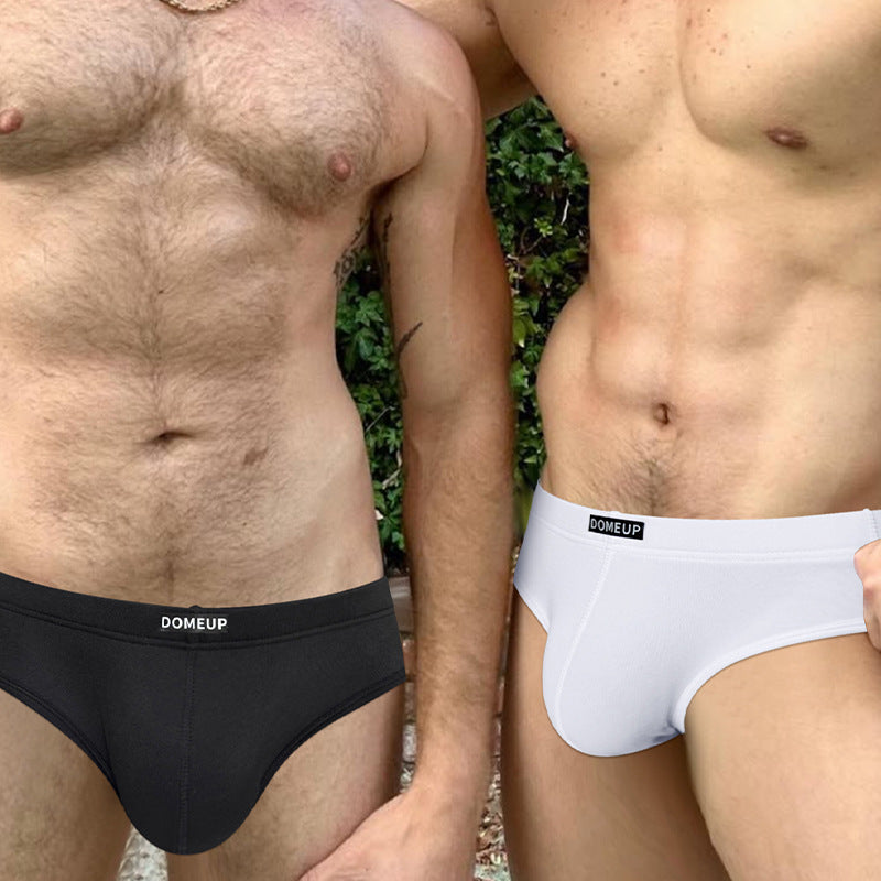 Sous-vêtements pour hommes Respirant Plus Taille Solide Couleur Basse Taille
