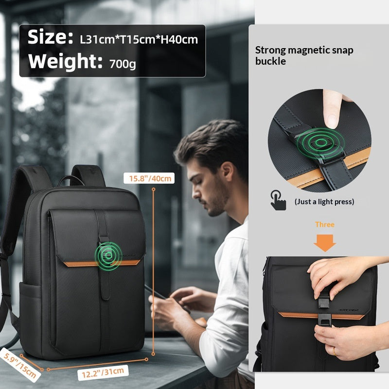 Hommes Minimalist Lightweight Commuter Sac à dos Sac portable de 15 pouces