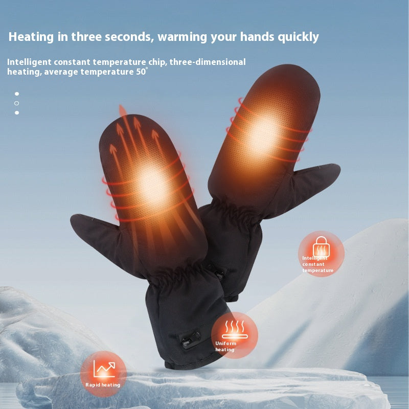 Gants chauffants électriques pour le chauffage à glissière