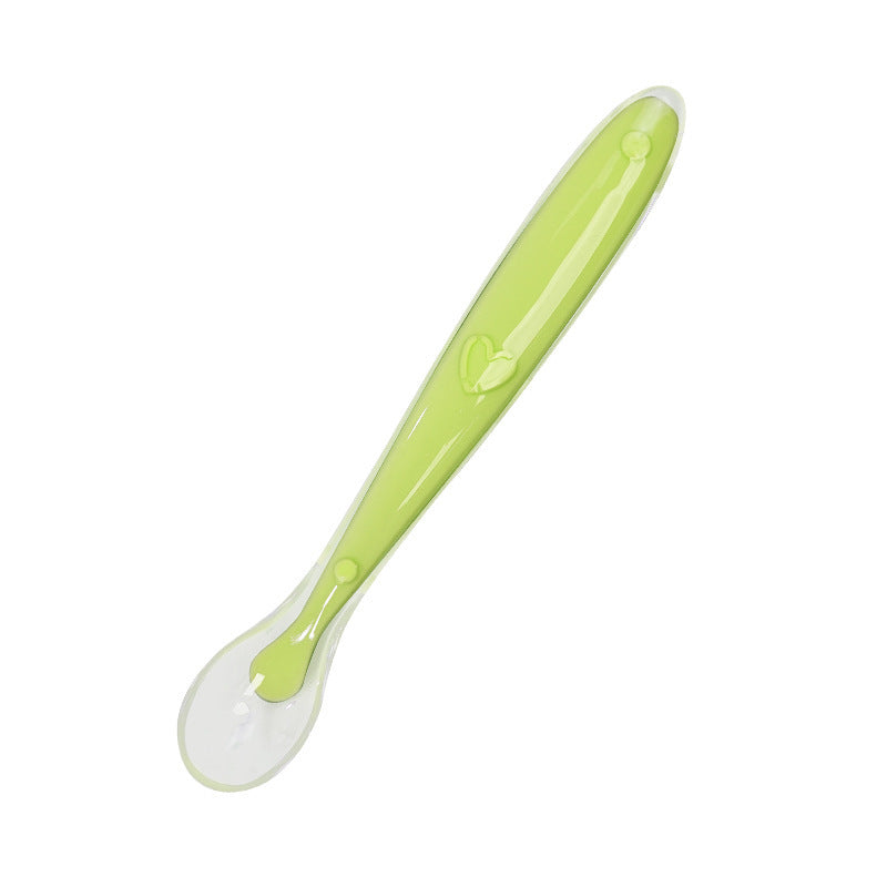 Baby Spoon Silicone avec soupe pour la formation