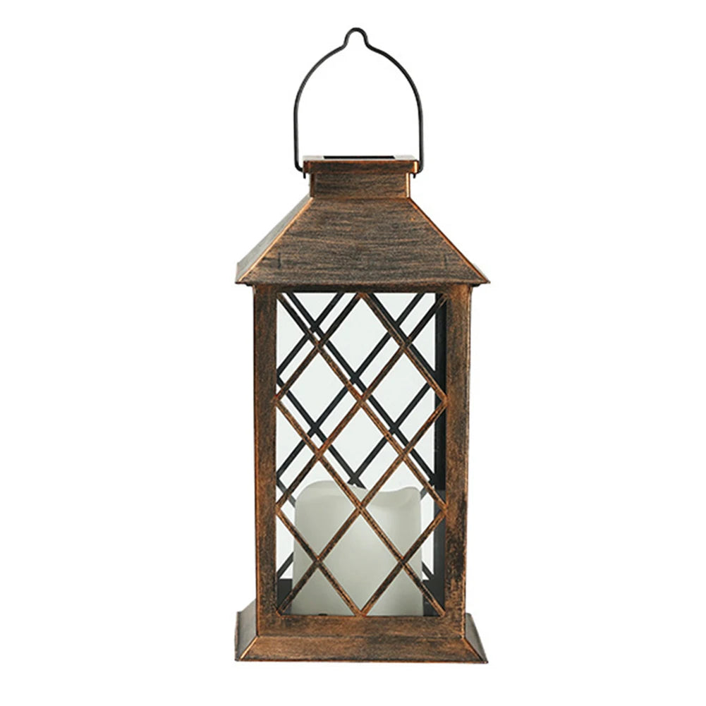 Lampe de décoration de bougie extérieure solaire de jardin énergie