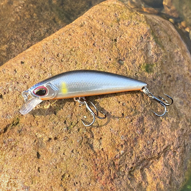 Streamer Lure Quick Sink Bobine rapide Long Cast Minnow 6,3cm