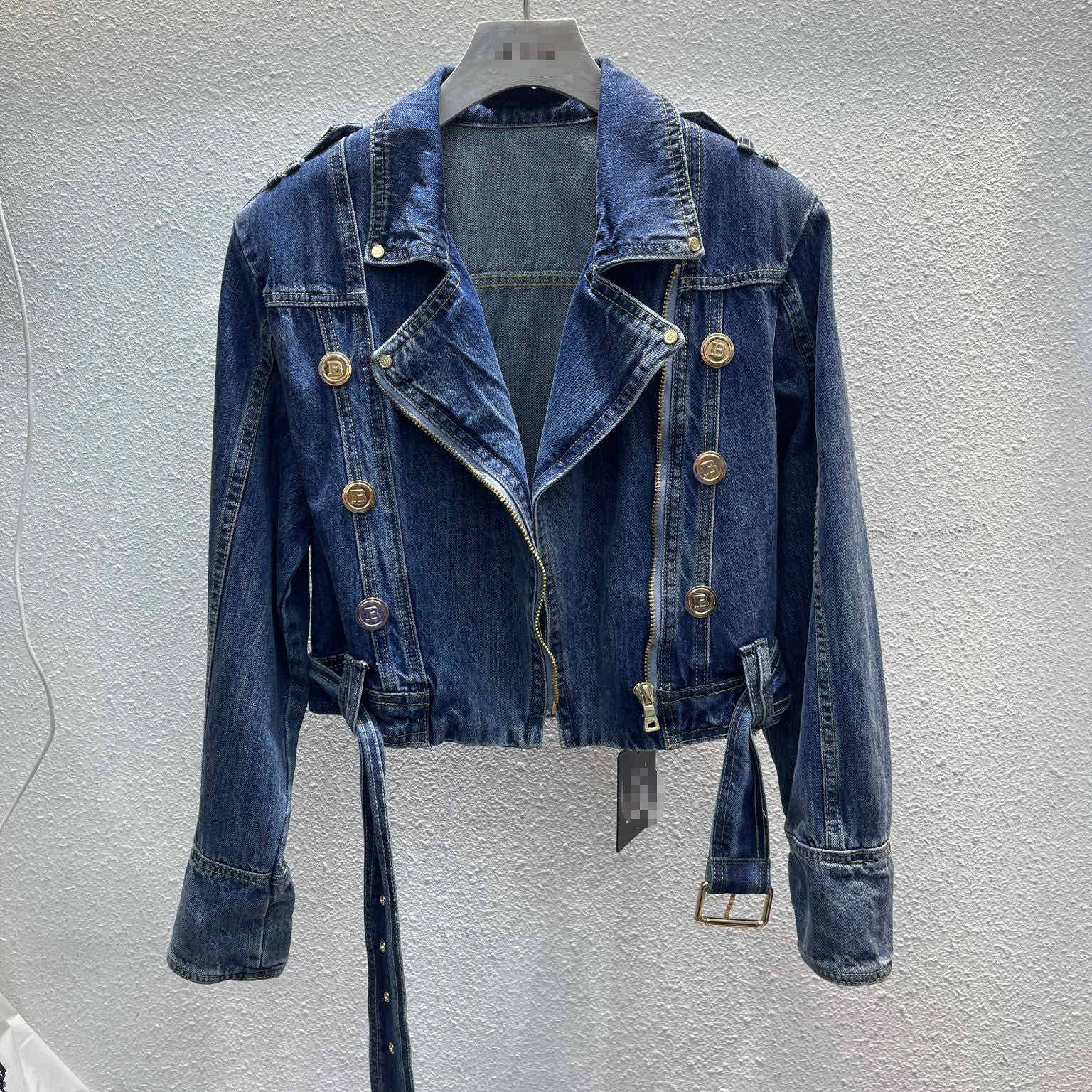 Popular Street Cool Button Denim Coat Style coréen Loose Et Idle Fan Car Top