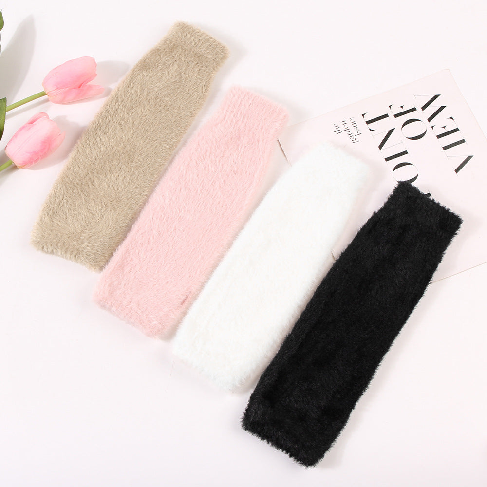 Gants en peluche pour femmes Versatile et chaud