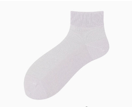 Hommes Court Printemps Été Mesh Respirant Sans couture Coton pur Hommes Chaussettes