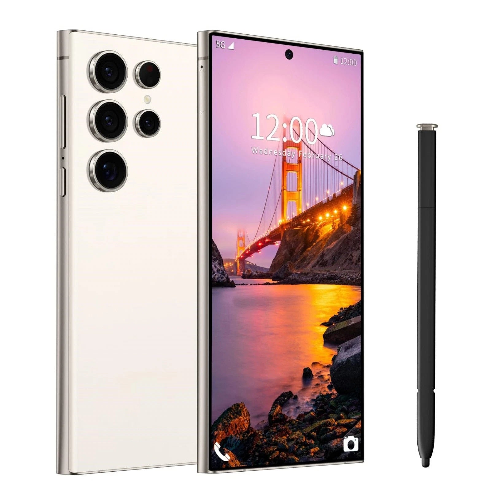 Smartphone portable ultra-débloqué 8 Go 256 Go Android14.0 6800mAh 6.8inch 5G