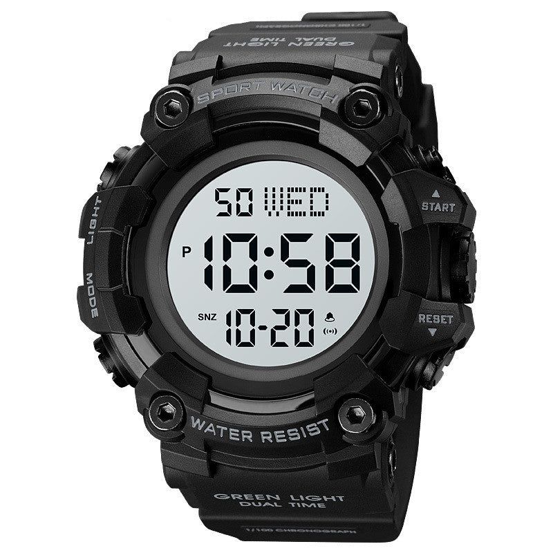 Mode Grande montre cadran pour les étudiants masculins tendance étanche