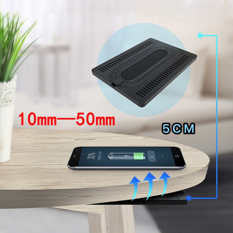 Jeu de chargeur rapide de téléphone sans fil de bureau caché