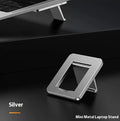 Petit support d'ordinateur en alliage d'aluminium pliable et portable invisible