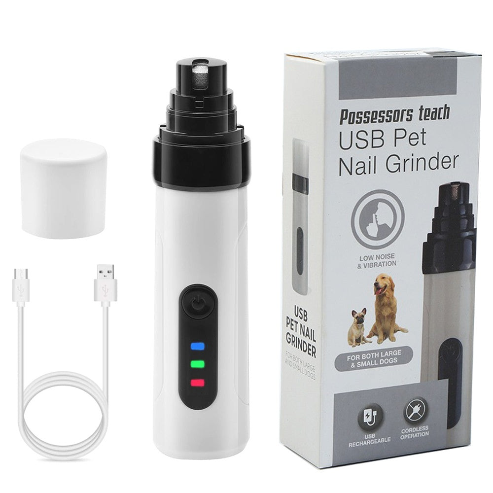 Piercing automatique des ongles Pet 3 vitesses LED électrique