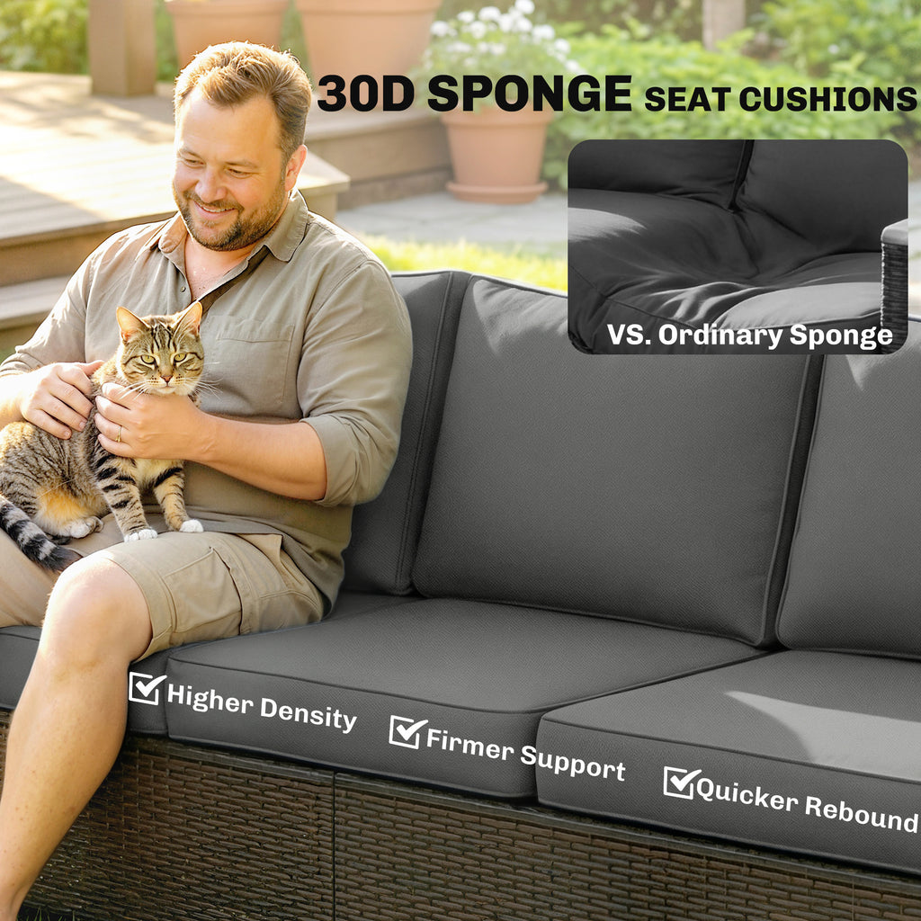 3 Seater Couch Outdoor Canapé