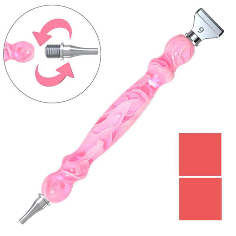 Alliage de fil métallique Stylo de forage de point de dessin diamant