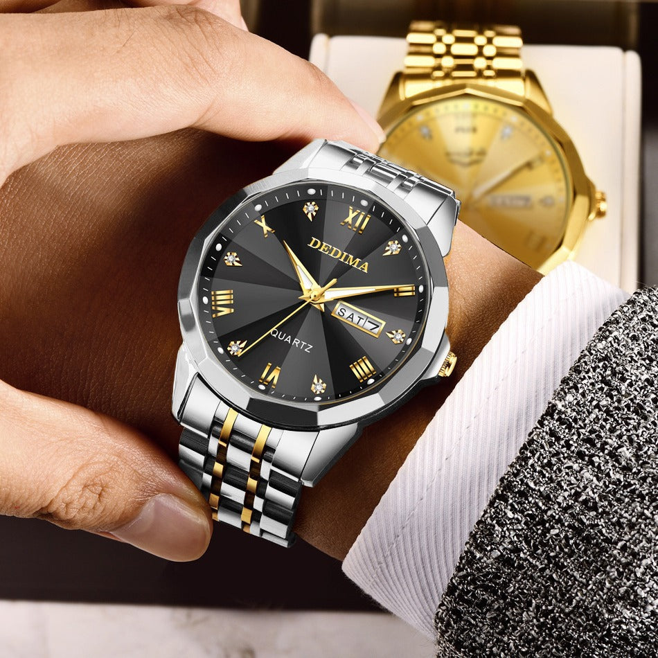 Montres Homme Waterproof Super Luminous Luxury Watch