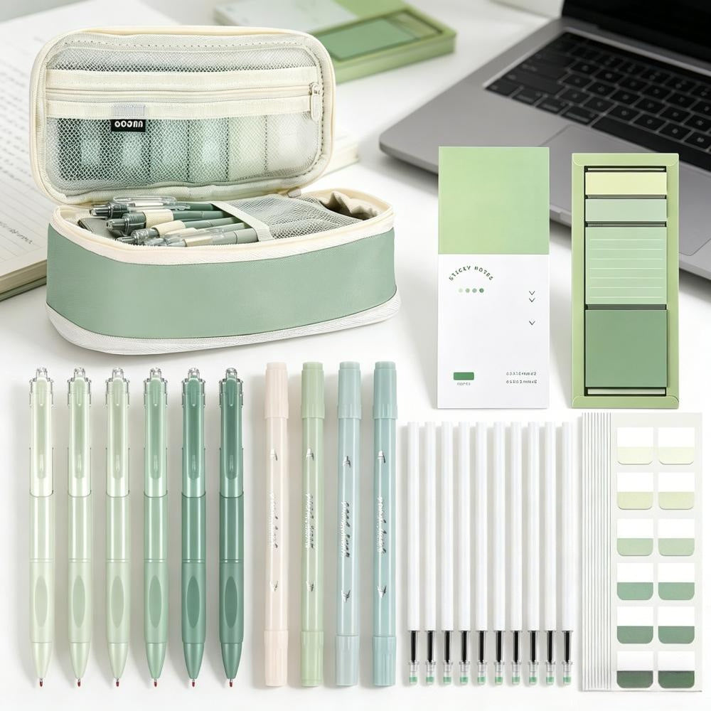 Ensemble d'écriture 112-Piece pour les écoliers et les étudiants du collège—Stationry Set en nuances de