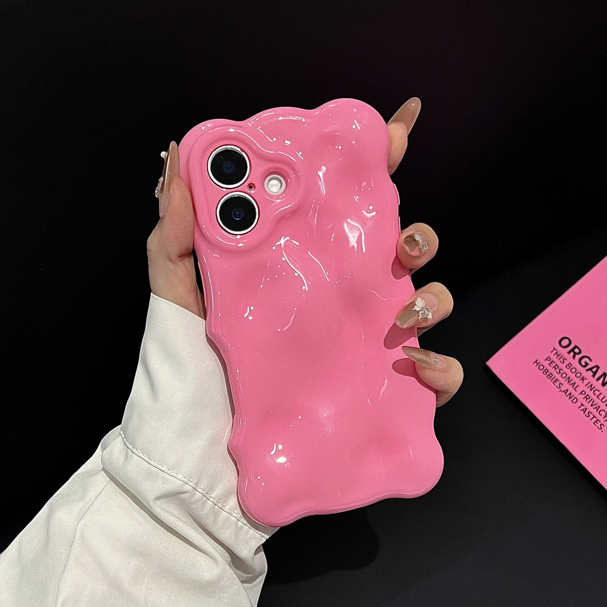 Coque de téléphone couleur solide Macaron créative et polyvalente