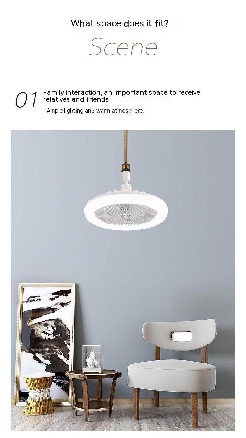 Télécommande E27 Vis réglable chambre à coucher aromathérapie Petit ventilateur lampe