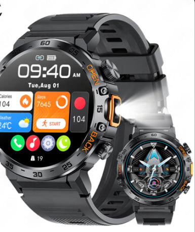 Smartwatch avec fréquence cardiaque Pression artérielle Bluetooth Appel et personnalisation