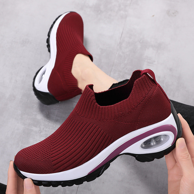 Sneakers Femmes Air Coussin Mesh Respirant Chaussures de sport de course