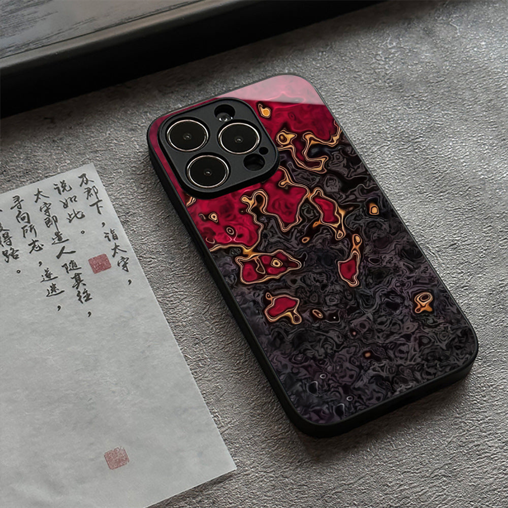 Boîtier de protection pour téléphone portable Niche Dark Lava
