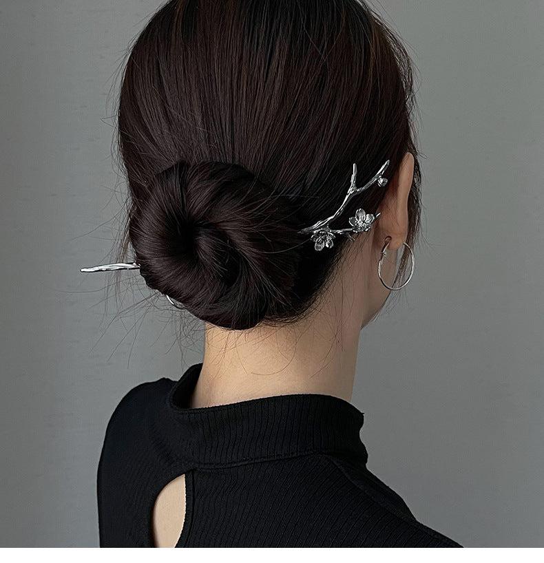 Plum Blossom Metal Hairpin Chinese Flower Special-interest Design Hair Accessoires