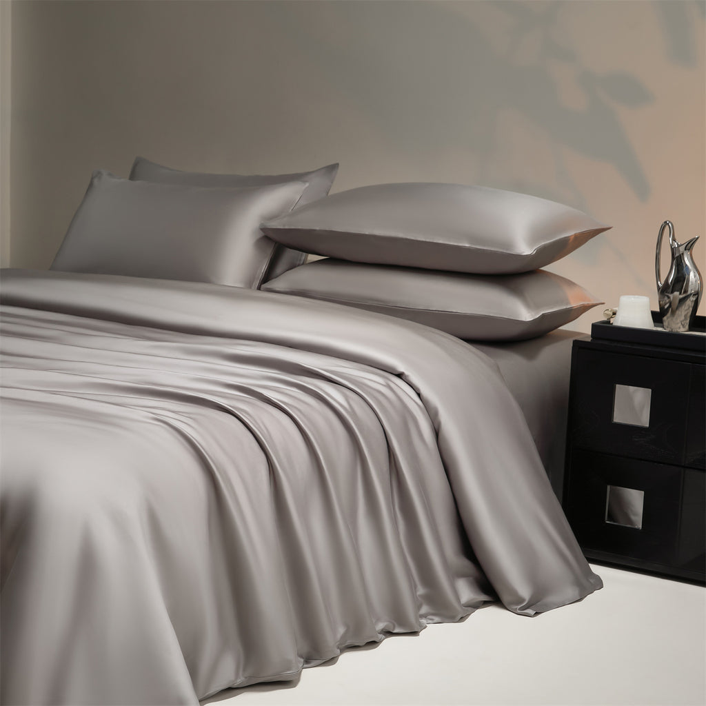 Luxury affordable haut de gamme Tencel Ensemble de literie de quatre pièces et couverture de couette