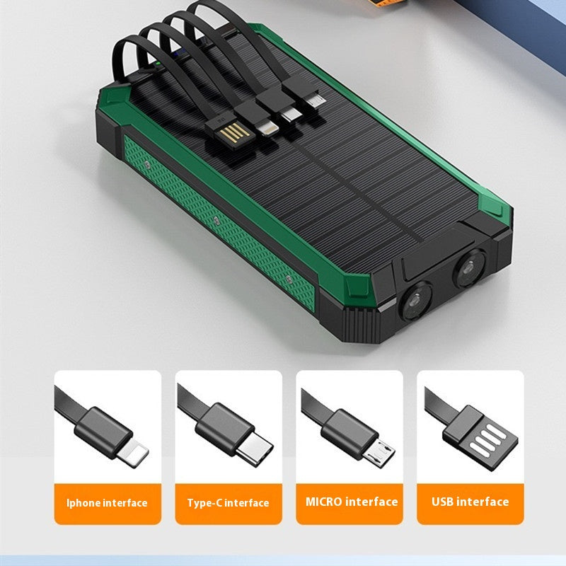 Outdoor Solar Wireless High-Capacity Power Bank