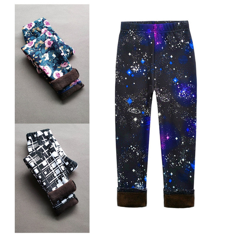 Leggings thermiques pour filles