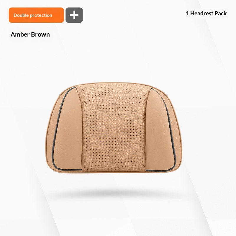 Tête de voiture Cou Oreiller Silk Coton