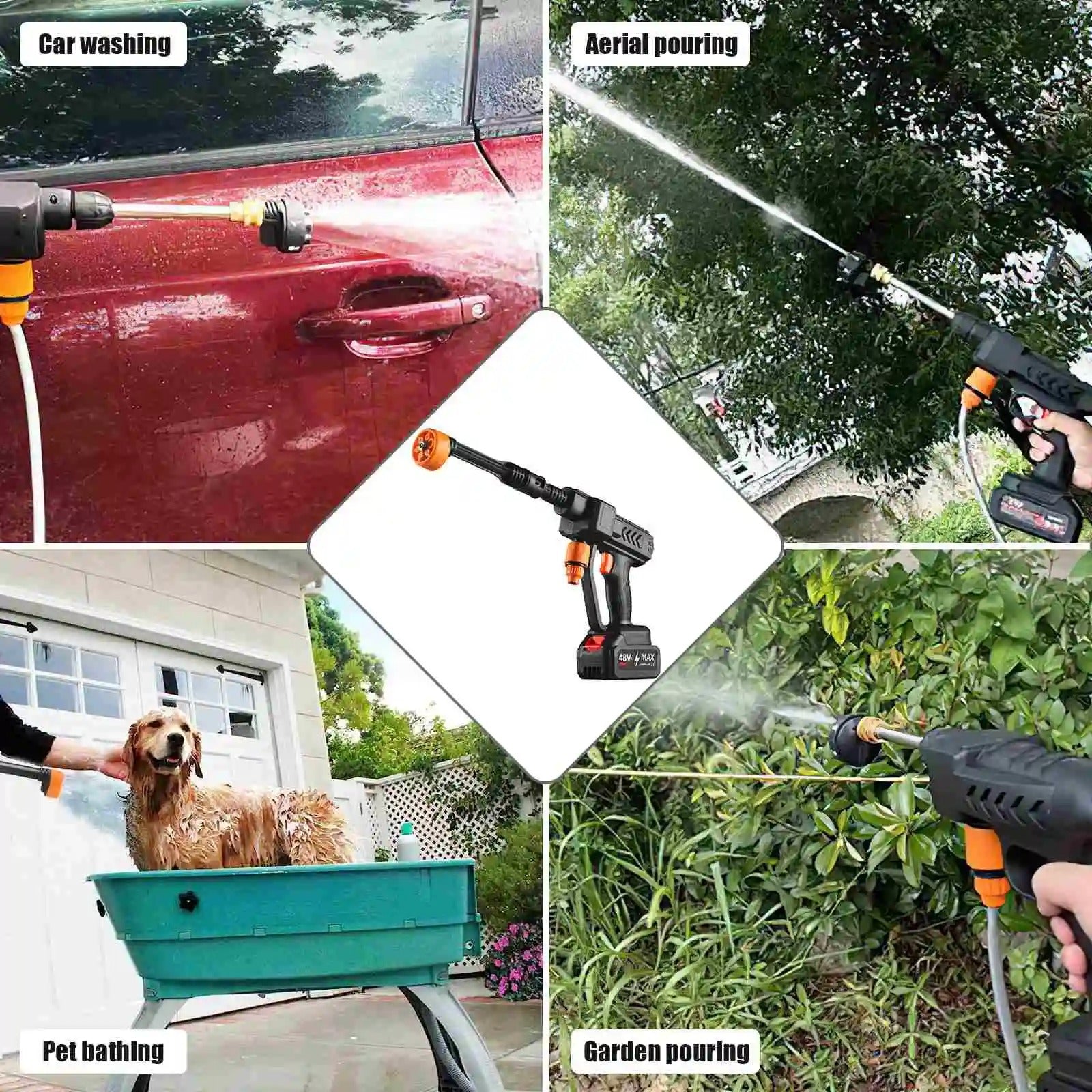 Nettoyeur de voiture pour pistolet à eau 48V