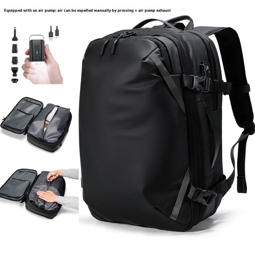 Sac à dos pour hommes Compression sous vide Voyage multifonctionnel