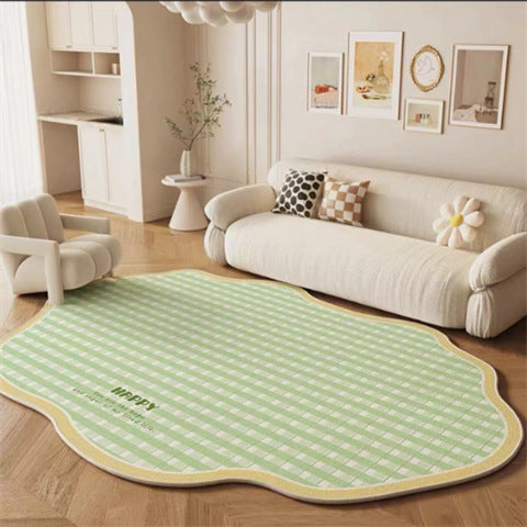 Rug Mat côté de lit à usage de maison crème style tapis de sol