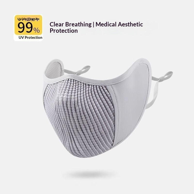 Écran solaire et masque d'équitation 3D stéréoscopique respirant