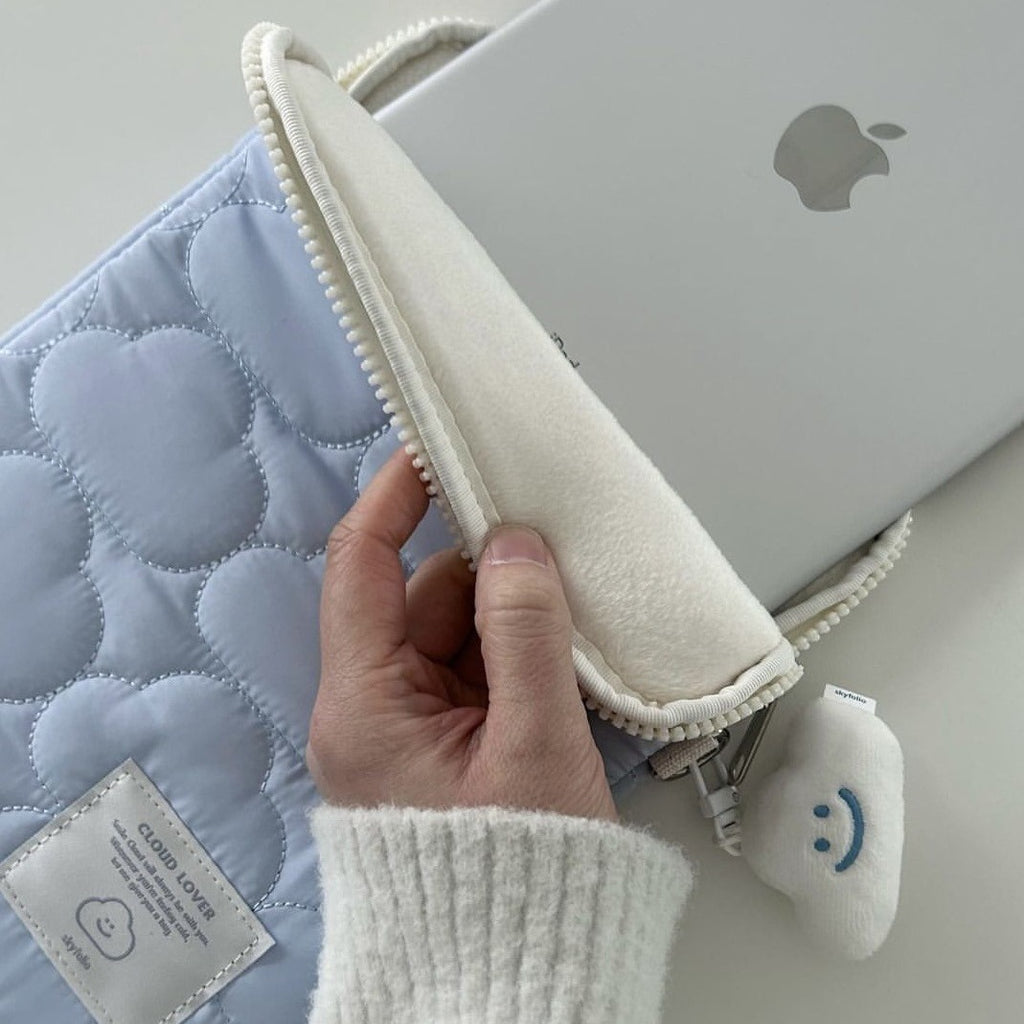 Carnet de notes Cute Cloud Broderie Ipad Tablet PC Sac