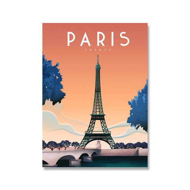 Toile de voyage Peinture Art Poster Maison Décoration